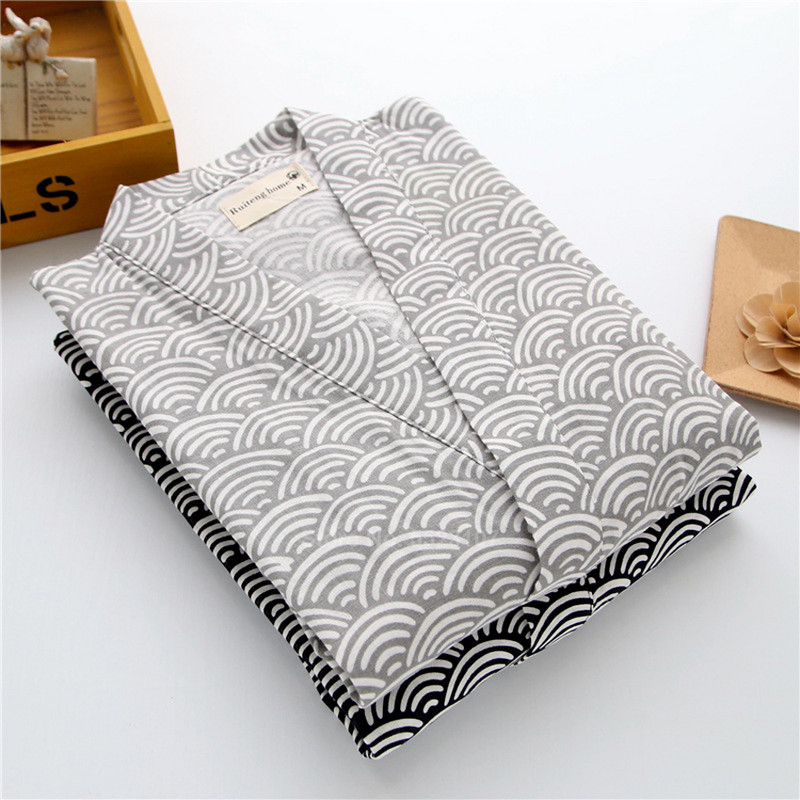 Hagyományos japán kimonó Yukata felső rövidnadrág ruha öltöny nyári rövid nadrág pizsama szett férfiaknak szamuráj férfi hálóruha fürdő