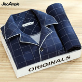 100% vrhunska pidžama, muške hlače proljeće jesen, prugaste hlače s dugim rukavima, dvodijelne pidžame, novi komplet kućne odjeće za spavanje 2021.