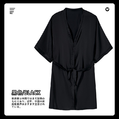 2 τμχ σέξι σατέν ρόμπες άνοιξη καλοκαιρινά κοντομάνικα σέξι νυχτικά γυναικεία μπουρνούζι Πυτζάμες μπουρνούζι Μεταξωτές ρόμπες γυναικεία υπνοδωμάτια