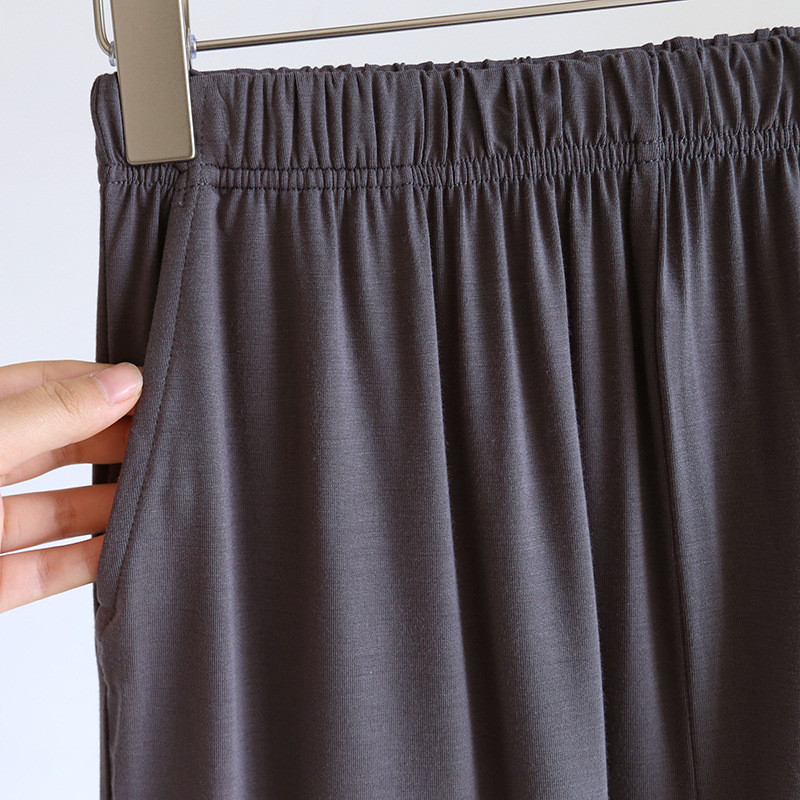 Meeste suvised pidžaamad, lahtised, ümara kaelusega, lihtsad vabaaja meeste pidžaama lühikesed varrukad + lühikesed püksid küljetaskutega kodurõivaste ülikond