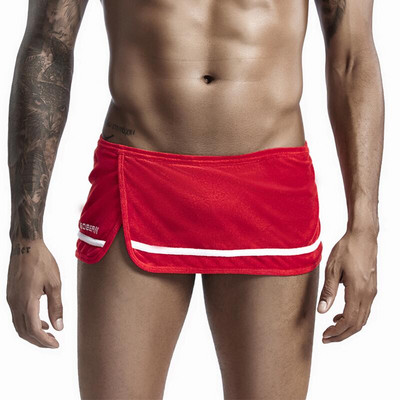 SEOBEAN Vyriškos pižamos, miegui skirtos apačios, šoninės skeltos namų poilsio erdvės laisvalaikio šortai Vyriški apatiniai bokseriniai šortai su kelnaitėmis