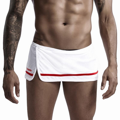 SEOBEAN Vyriškos pižamos, miegui skirtos apačios, šoninės skeltos namų poilsio erdvės laisvalaikio šortai Vyriški apatiniai bokseriniai šortai su kelnaitėmis