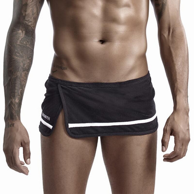 SEOBEAN Vyriškos pižamos, miegui skirtos apačios, šoninės skeltos namų poilsio erdvės laisvalaikio šortai Vyriški apatiniai bokseriniai šortai su kelnaitėmis