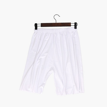 Ice Silk Shorts Cool Summer Men Sleepwear Shorts Бельо Nightwear Удобни еластични свободни ежедневни мъжки долнища за сън Домашно облекло