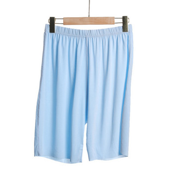 Ice Silk Shorts Cool Summer Men Sleepwear Shorts Бельо Nightwear Удобни еластични свободни ежедневни мъжки долнища за сън Домашно облекло