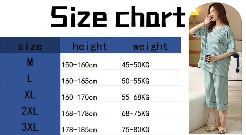 Vasaras sieviešu trikotāžas kokvilnas marle ar īsām piedurknēm šorti pidžamas uzvalks sieviešu kreps Happy Face plānas atpūtas telpa mājas pidžamas sievietēm