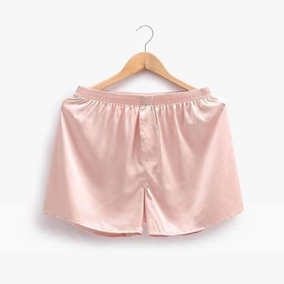 Muškarci Satenska svilena spavaćica Pidžama Hlače Muške mekane glatke bokserice Jednobojne gaće Muške udobne hlače za spavanje Udobne noćne hlače