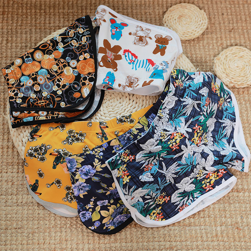 Oldalak osztott alsó alsó Férfi Alkalmi nadrág Puha Kényelmes Férfi Lounge Otthoni Ruha Boxer Rövidnadrág Pizsama Alsónadrág