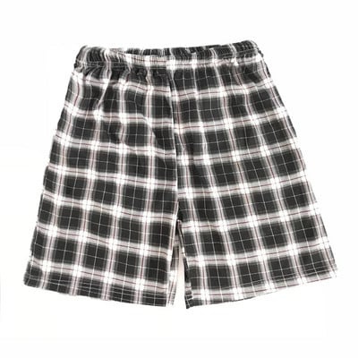Μόδα Ανδρικά Sleepwear Lounge Σορτς Βαμβακερά καρό Breathable Homewear Sleeping Sleeping Loose ανδρικές πιτζάμες Παντελόνια Sleep bottoms