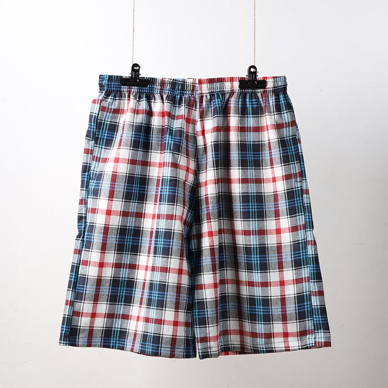 Μόδα Ανδρικά Sleepwear Lounge Σορτς Βαμβακερά καρό Breathable Homewear Sleeping Sleeping Loose ανδρικές πιτζάμες Παντελόνια Sleep bottoms