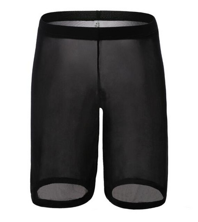 Seksīgas vīriešu sieta, caurredzamas apakšas, ikdienišķas guļamveļa bikses, vīriešu, vaļīgas, dobas, īpaši plānas pidžamas, īsas miega bikses