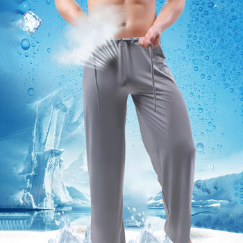 Κομψό παντελόνι πιτζάμα Quick Dry ανδρικό αθλητικό παντελόνι ίσιο ολόσωμο ανδρικό παντελόνι γιόγκα αθλητικά