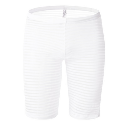 YUFEIDA Sexy Man Mesh Sheer Sleep Bottoms Sleepwear See Through Shorts Διαφανές Διαφανές Funny Lounge Pants Home Wear Summer