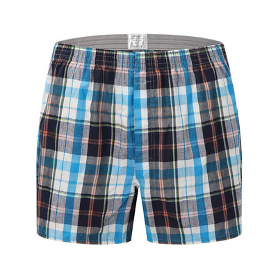 Pánske spodné prádlo, krátke priedušné boxerky s kockovanou potlačou, veľkosť L-6XL, ležérne plážové šortky na dovolenku