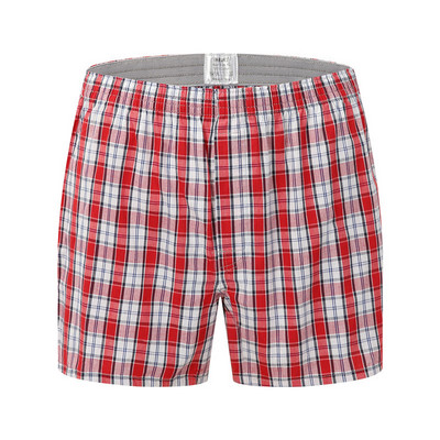 Pánske spodné prádlo, krátke priedušné boxerky s kockovanou potlačou, veľkosť L-6XL, ležérne plážové šortky na dovolenku
