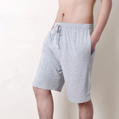 Pánske modálne nohavičky na spanie s hmotnosťou 105 kg, ležérne pohodlné, voľné pánske boxerky, pyžamá, pánske elastické letné domáce oblečenie na spanie