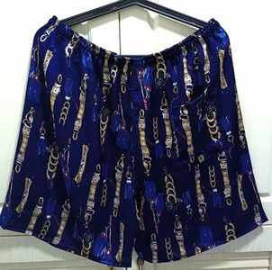 2021. Kratke svilene pidžame hlače za muškarce Labave kratke hlače satenskim printom za spavanje u velikim veličinama Preuzimanje