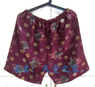 2021. Kratke svilene pidžame hlače za muškarce Labave kratke hlače satenskim printom za spavanje u velikim veličinama Preuzimanje