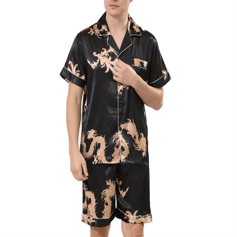 Muške pidžame Pidžame kratkih rukava Pidžame Spavaće Salonske odjeće Kompleti spavaćica Udobna formalna muška odijela Muški kostim Smoking