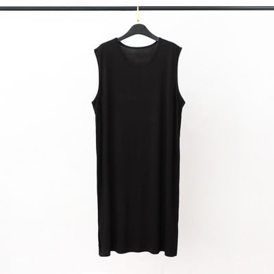 Modal férfi pizsama hálóruha nyári mellényhez Ujjatlan hosszú fürdőköpeny nagy méretű laza puha kényelmes éjszakai ruha