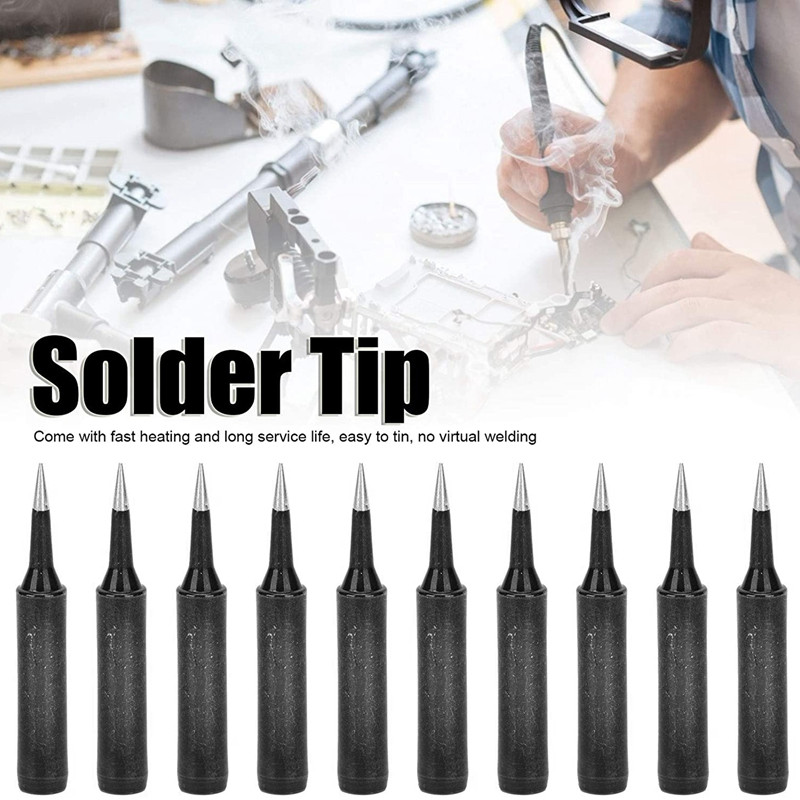 10 tk 900M-TI seeria jootekolb otsikud Jooteotsakud Keevitus Tööstuslik Rohkem tööriist 900M-ESD 907 907-ESD 933 jaoks