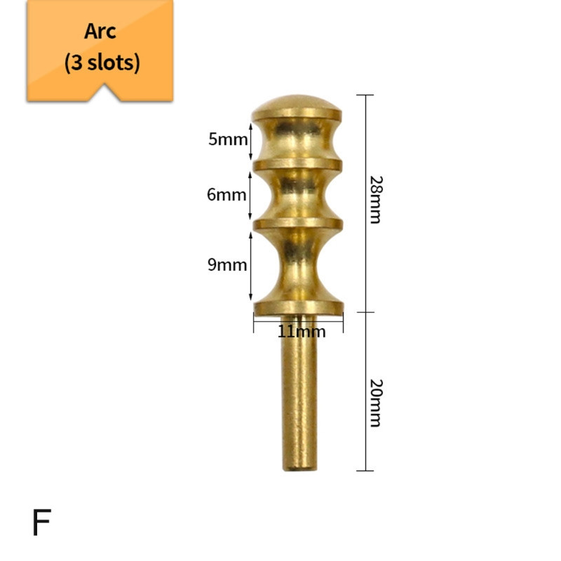 Edge Sealing Hot Process Γυάλισμα Συμβουλές Brass Burnishing for Head DIY for DIY Us Drop Shipping