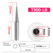 ATTEN T900-LB Γνήσιο αυθεντικό T-900Tip For 936 Solder Station