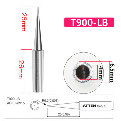 ATTEN T900-LB Γνήσιο αυθεντικό T-900Tip For 936 Solder Station