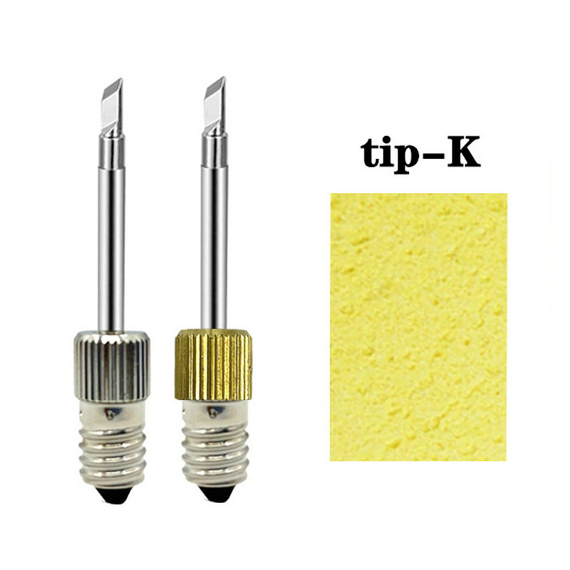 Suvirinimo litavimo antgaliai USB lituoklio galvutės keitimas Srieginis litavimo antgalis BCK tipas E10 sąsajos lituokliui