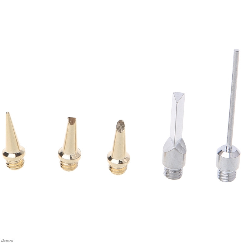 6 tk asendusvasest otsikute komplekt Hs-1115K / Mt-100 gaseeritud leegi butaangaasi jootekolb juhtmeta keevitustööriistad gaas