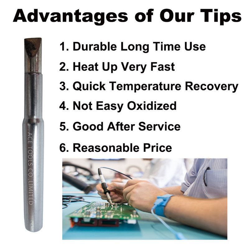 ST-D42 asendusjootmise otsikud Kruvikeeraja 4,2 mm Sobib WELLER SP40L SP40N SPG40 WP25 WP30 WP35 WLC100 jaamaraud