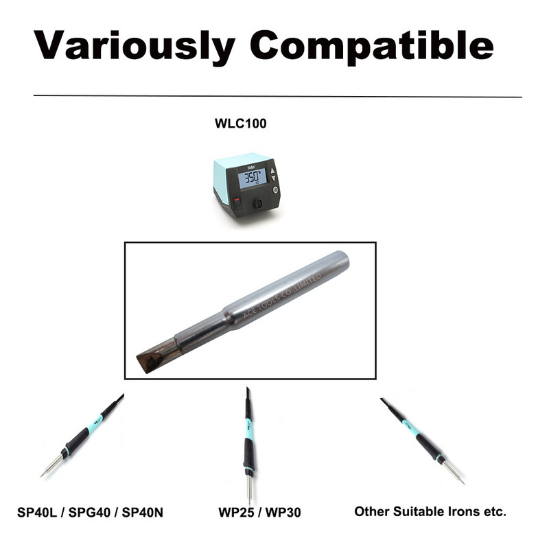 ST-D42 asendusjootmise otsikud Kruvikeeraja 4,2 mm Sobib WELLER SP40L SP40N SPG40 WP25 WP30 WP35 WLC100 jaamaraud