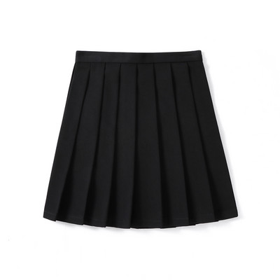 Candy Krāsa sieviešu kroku svārki XS- 5XL JK Summer Japan Preppy Girls Dance Black Mini svārki Rāvējslēdzējs Faldas Mujer