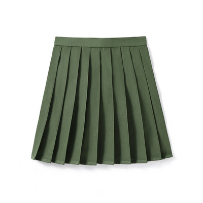 Candy Krāsa sieviešu kroku svārki XS- 5XL JK Summer Japan Preppy Girls Dance Black Mini svārki Rāvējslēdzējs Faldas Mujer