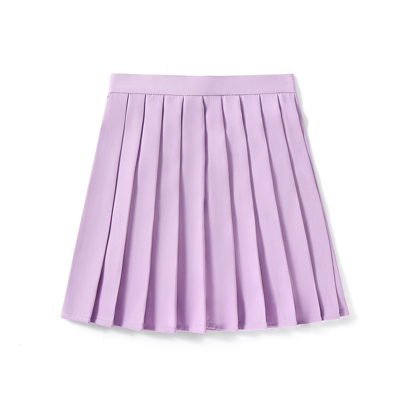 Candy Krāsa sieviešu kroku svārki XS- 5XL JK Summer Japan Preppy Girls Dance Black Mini svārki Rāvējslēdzējs Faldas Mujer