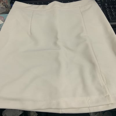 S-3XL svārki sievietēm A-line Solid Summer Office Sieviešu korejiešu modes ikdienišķs stils Visi atbilst pamata ikdienas piedāvājums Vienkāršs populārs