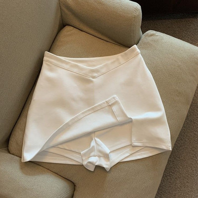 Mini svārki sievietēm, vienkārši pavasarīgi, plāni, seksīgi, populāri, seksīgi, ar augstu vidukli.