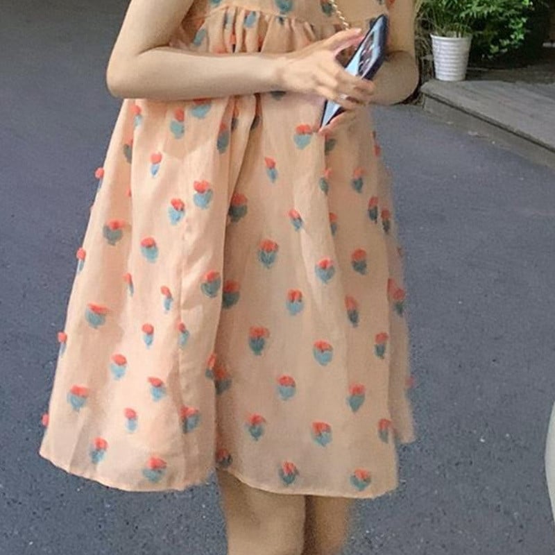 Ženska haljina bez rukava Elegantna popularna trendi korejska stilska sveobuhvatna ljetna ulična odjeća Ins Novi dolazak Patchwork slatka