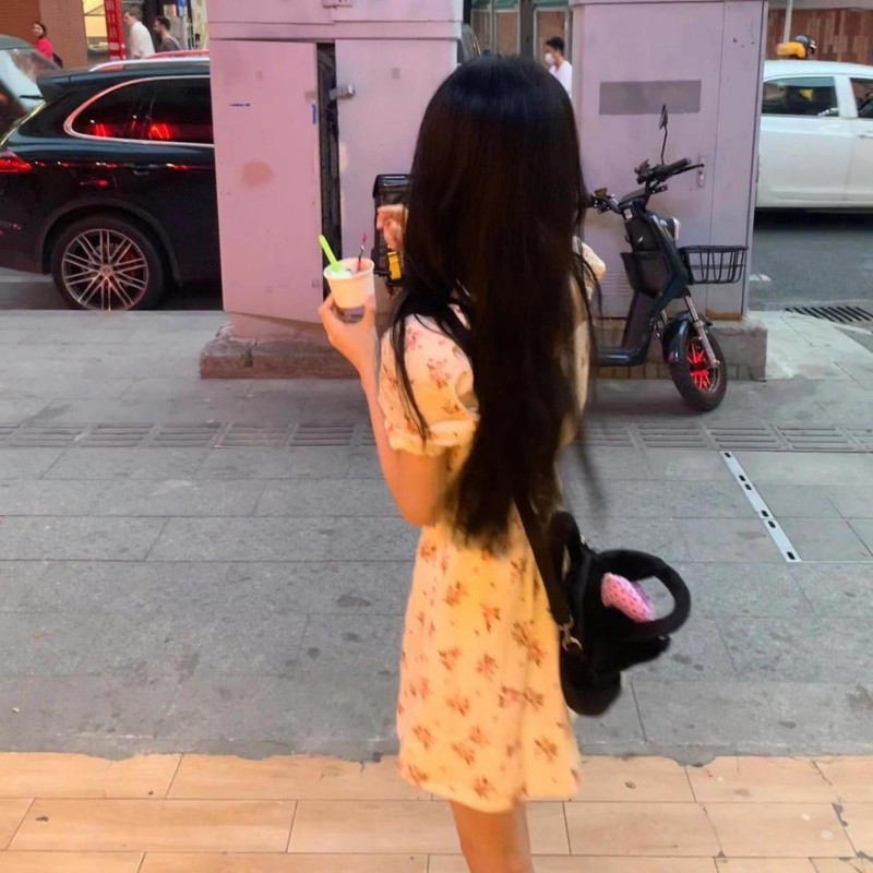 Kleitas Sievietēm Šika Aprikožu Salda ziedu Vasaras kvadrātveida Apkakle ar īsām piedurknēm Sieviešu Elpojoša Jauki Vienkārša Brīvā laika krāsa Krāsaina Slaida