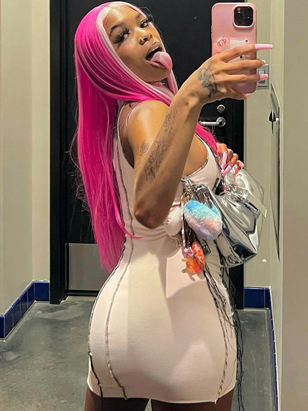 Odessa vékony, magas derekú hosszú szoknya nőknek Street Style megfordítható divatos maxi szoknyák 2022 csípő utcai női ruhák