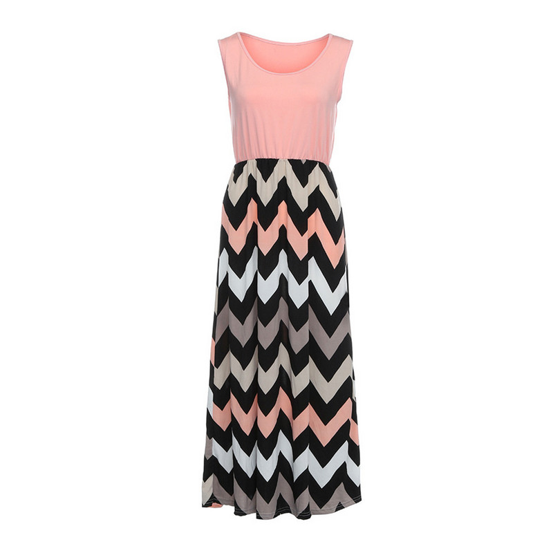 Jaunums Sieviešu kleitās 2022 Liela izmēra svītraina gara Boho kleita Lady Beach Summer Sundrss Maxi kleita Liela izmēra halāts femme été