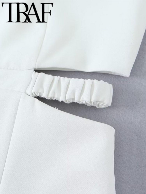 TRAF szexi, 2023-as nyári női kivágású, magas derekú, midi hosszú ruha, oldalt hasított, ujjatlan Bodycon női tokos Y2K ruhák