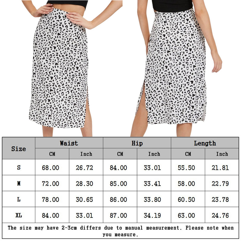 Hosszú szoknya, magas derekú, leopárdmintás alkalmi maxi szoknya, oldalsó hasított női alapszoknya, szexi stílusú, cipzáras laza szabású éjszakai parti öltöny
