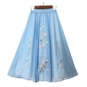 Y2k Φούστες Γυναικεία Ρούχα Vintage Ethnic Style Μόδα Ρούχα Κομψά κεντήματα Streetwear Fairycore Casual Vestido De Festa