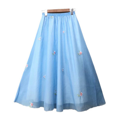 Y2k Φούστες Γυναικεία Ρούχα Vintage Ethnic Style Μόδα Ρούχα Κομψά κεντήματα Streetwear Fairycore Casual Vestido De Festa