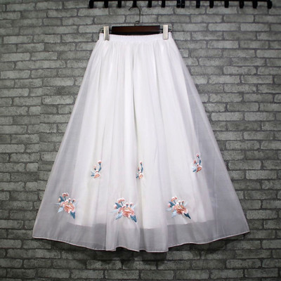 Y2k Φούστες Γυναικεία Ρούχα Vintage Ethnic Style Μόδα Ρούχα Κομψά κεντήματα Streetwear Fairycore Casual Vestido De Festa