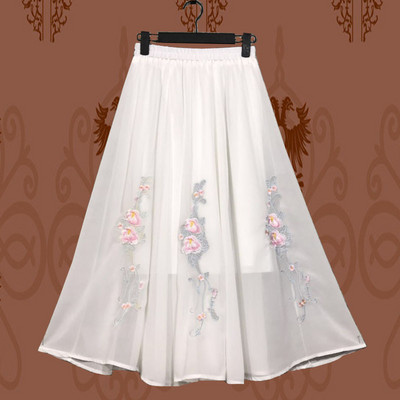Y2k Φούστες Γυναικεία Ρούχα Vintage Ethnic Style Μόδα Ρούχα Κομψά κεντήματα Streetwear Fairycore Casual Vestido De Festa