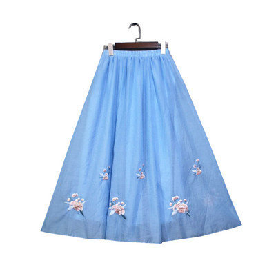 Y2k Φούστες Γυναικεία Ρούχα Vintage Ethnic Style Μόδα Ρούχα Κομψά κεντήματα Streetwear Fairycore Casual Vestido De Festa