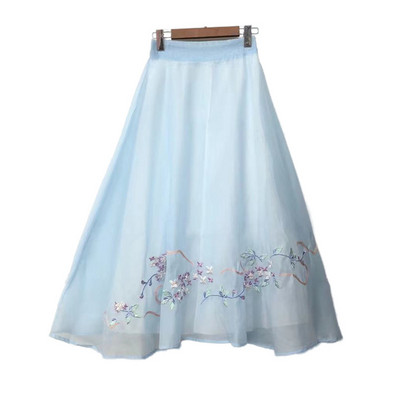 Y2k Φούστες Γυναικεία Ρούχα Vintage Ethnic Style Μόδα Ρούχα Κομψά κεντήματα Streetwear Fairycore Casual Vestido De Festa