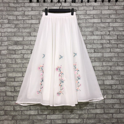 Y2k Φούστες Γυναικεία Ρούχα Vintage Ethnic Style Μόδα Ρούχα Κομψά κεντήματα Streetwear Fairycore Casual Vestido De Festa
